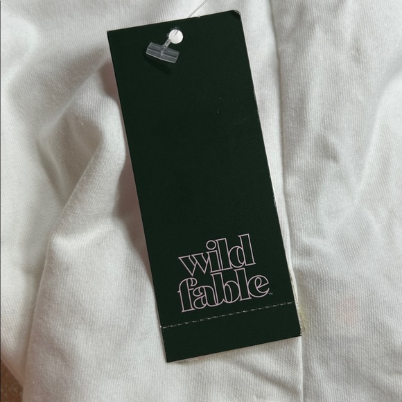 Wild Fable White Fitted Crop Camisole - Picture 4 of 4